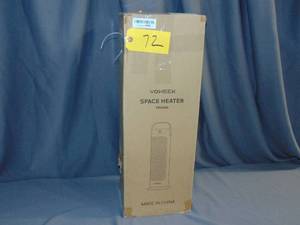 lot 72 image: Voweek 24 Space Heater,1500W PTC Fast Heating Ceramic Heater for Office, Large Room, NEW