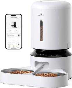 lot 62 image: PETLIBRO Automatic Cat Food Dispenser, 5G WiFi Pet Feeder for Two Cats & Dogs NEW