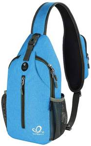 lot 74 image: 4 Pack WATERFLY Crossbody Sling Backpack Sling Bag Travel Hiking Chest Bag Daypack NEW