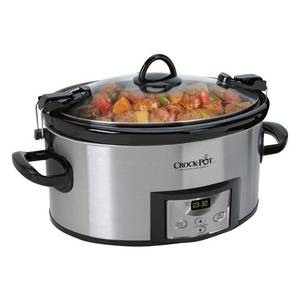 lot 81 image: Crock-Pot� - Cook & Carry 6-Quart Slow Cooker - Silver ModelSCCPVL610-S-A  NEW