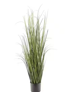 lot 84 image: Naturae Decor Artificial 47 in. Grass Indoor and Outdoor Indoor Plants UPC Code # 775110900556 NEW