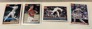 lot 59 image: 1991 Topps Baseball Complete Set - Chipper Jones RC, Baseball Cards