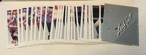 lot 64 image: 1990 Leaf Baseball Cards - Box of 500-600