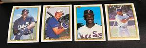 lot 72 image: 1990 Bowman Baseball Complete Set - Frank Thomas RC, baseball cards