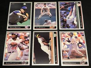 lot 75 image: 1992 Leaf Baseball Series 1 Complete Card Set