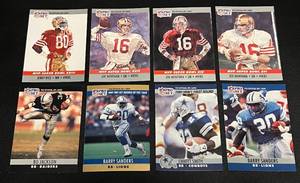 lot 83 image: 1990 Pro Set Football NFL Near Complete Set - Emmitt Smith RC