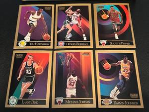 lot 96 image: 1990-91 Skybox Basketball Partial Set NBA Cards