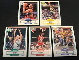 lot 98 image: 1990 Fleer Basketball Complete Set - Michael Jordan