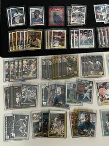 lot 44 image: Ken Griffey Jr. 91 Card Lot - Years 1990-1999 All in Toploaders