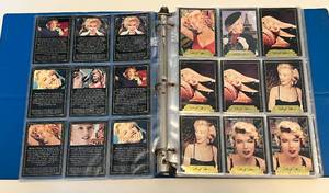 lot 43 image: Marilyn Monroe Binder of 200 1995 Sports Time Inc Trading Cards
