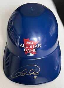 lot 31 image: 2014 All-Star Game Helmet Signed by Glen Perkins - Minnesota Twins Baseball