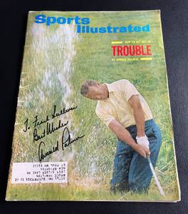 lot 36 image: Arnold Palmer Signed 1965 Sports Illustrated - Golf Autograph