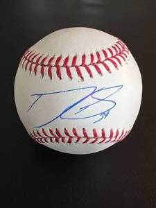 lot 119 image: Danny Santana Autographed Baseball - OMLB Selig Ball - Minnesota Twins