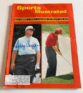 lot 129 image: Billy Casper Signed 1966 Sports Illustrated Golf Magazine, Autograph