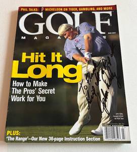 lot 131 image: John Daly Signed 2003 Golf Magazine - Inscribed Grip it and rip it