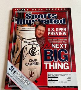 lot 141 image: Chad Campbell Signed Sports Illustrated Golf Autograph