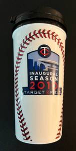 lot 174 image: Minnesota Twins Baseball Drink Tumbler - 2010 Target Field Inaugural Season Stadium Giveaway