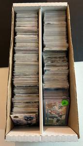lot 22A image: Barry Sanders Lot - 800 Card 2-Row Box of Only Barry Sanders Football Cards