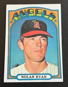 lot 11A image: Nolan Ryan 1972 Topps #595 Vintage Baseball Card