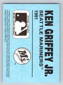 lot 83A image: Ken Griffey Jr. 1991 Playball USA Cards Baseball Card