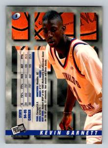 lot 179A image: Kevin Garnett RC 1994 Presspass Draft Pick Premium #5 Rookie Minnesota Timberwolves Basketball Card