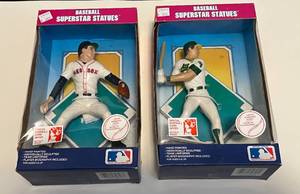 lot 225 image: Jose Canseco and Roger Clemens 1988 Baseball Superstar Statues - Limited EditionNumbered