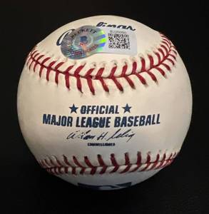 lot 3B image: Harmon Killebrew Autographed OMLB Selig Baseball with Beckett COA - Inscribed HOF 84 Minnesota Twins