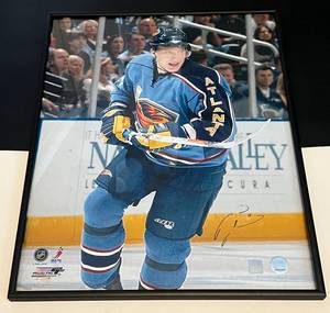 lot 241 image: Marian Hosa Autographed 16x20 Framed Photo with COA - Hockey