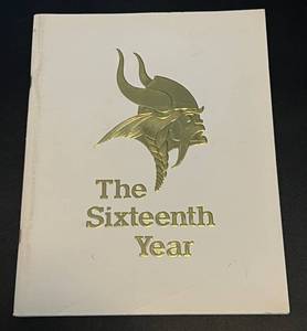 lot 248 image: Minnesota Vikings The Sixteenth Year Football Program 1977 Vintage
