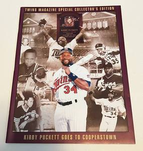 lot 267 image: Kirby Puckett Special Edition Hall of Fame Twins Baseball Magazine