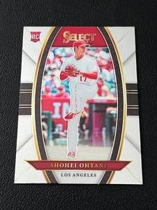 lot 74A image: Shohei Ohtani RC 2018 Select #3 Rookie Baseball Card