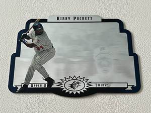 lot 147A image: Kirby Puckett Die Cut Insert - 1996 Upper Deck SPx #36 Minnesota Twins Baseball Card