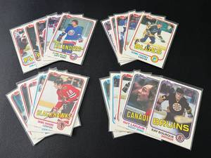 lot 243A image: 1981-82 Topps Hockey NHL 20 Card Lot of Vintage Cards
