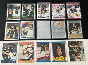 lot 253A image: Mario Lemieux 15 Hockey Card Lot