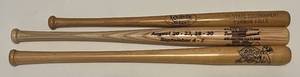 lot 252 image: Mini Bat Lot of 3 - Minnesota State Amateur Tournament Baseball