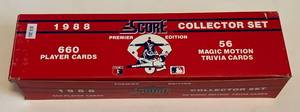 lot 276 image: 1988 Score Baseball Complete Factory Set of Baseball Cards