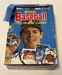 lot 312A image: 1988 Donruss Baseball Pack Box - 36 Packs of Sealed Cards