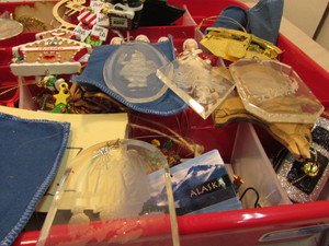 lot 15 image: Christmas Ornaments