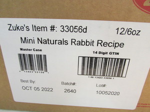 lot 95 image: Zukes Dog Treats