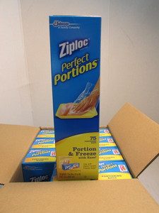 lot 99 image: Ziploc Perfect Portions