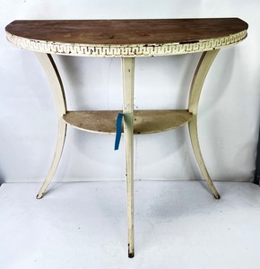 lot 263 image: Half Moon Table