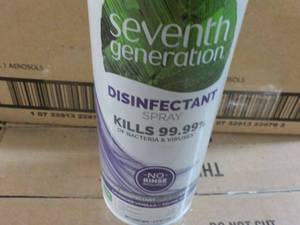 lot 214 image: 16 Seventh Generation Spray Disinfectant 13.9 oz Cans