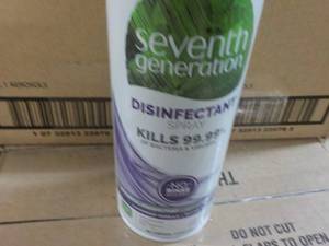 lot 216 image: 16 Seventh Generation Spray Disinfectant 13.9 oz Cans