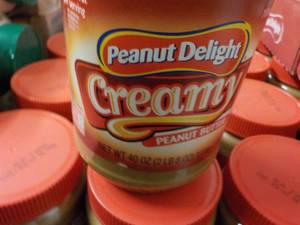 lot 227 image: 6 x 40 oz Peanut Butter Delight Creamy Peanut Butter
