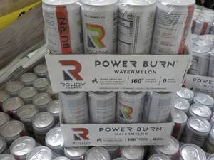 lot 240 image: 2 x 12 Packs Rowdy Power Burn Watermelon