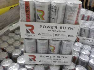 lot 241 image: 2 x 12 Packs Rowdy Power Burn Watermelon