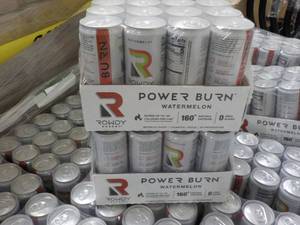 lot 242 image: 2 x 12 Packs Rowdy Power Burn Watermelon