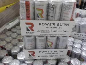 lot 243 image: 2 x 12 Packs Rowdy Power Burn Watermelon
