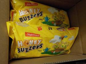 lot 250 image: 3 x 33 oz Bags Honey Buzzers Malt O Meal Cereal