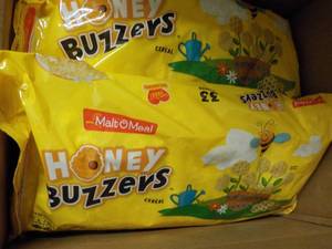 lot 251 image: 3 x 33 oz Bags Honey Buzzers Malt O Meal Cereal